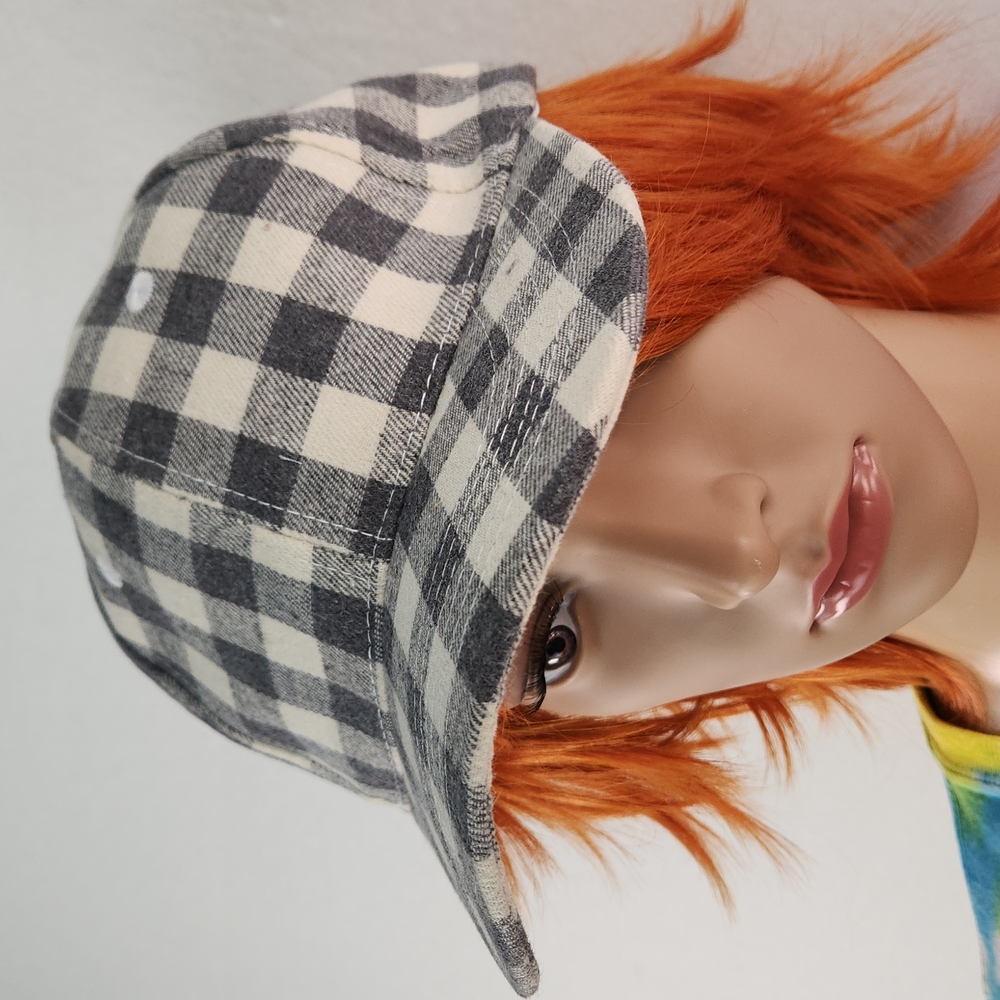NWT Cocus Pocus Buffalo Check Baseball Cap ONe Size, Adjustable